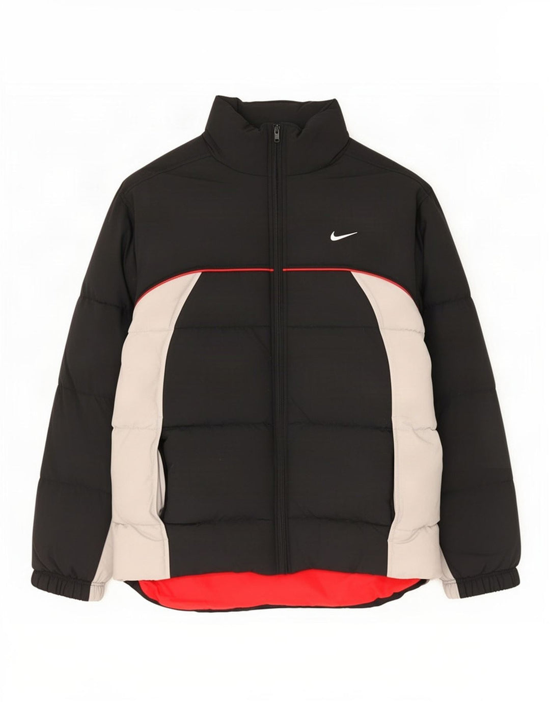 Jaqueta Nike Masculina Graphic Padded UK 36/38 Pequena Preto Colourblock Nylon