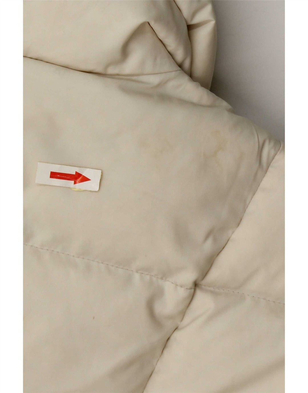 Jaqueta acolchoada feminina Replay UK 10 Small Off White Polyamide