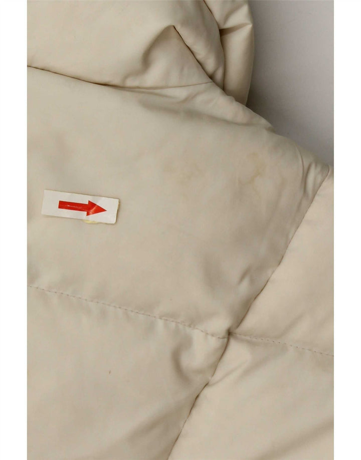 Jaqueta acolchoada feminina Replay UK 10 Small Off White Polyamide