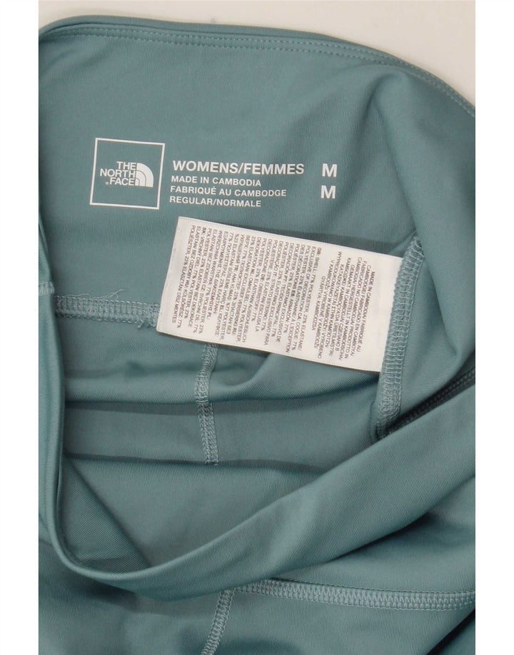 Leggings gráficas femininas The North Face UK 12 poliéster azul médio