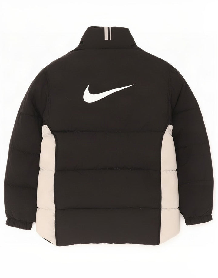 Jaqueta Nike Masculina Graphic Padded UK 36/38 Pequena Preto Colourblock Nylon