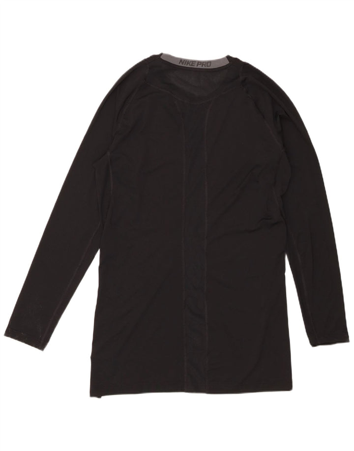 Nike Mens Dri Fit Top Manga Longa XL Preto Poliéster