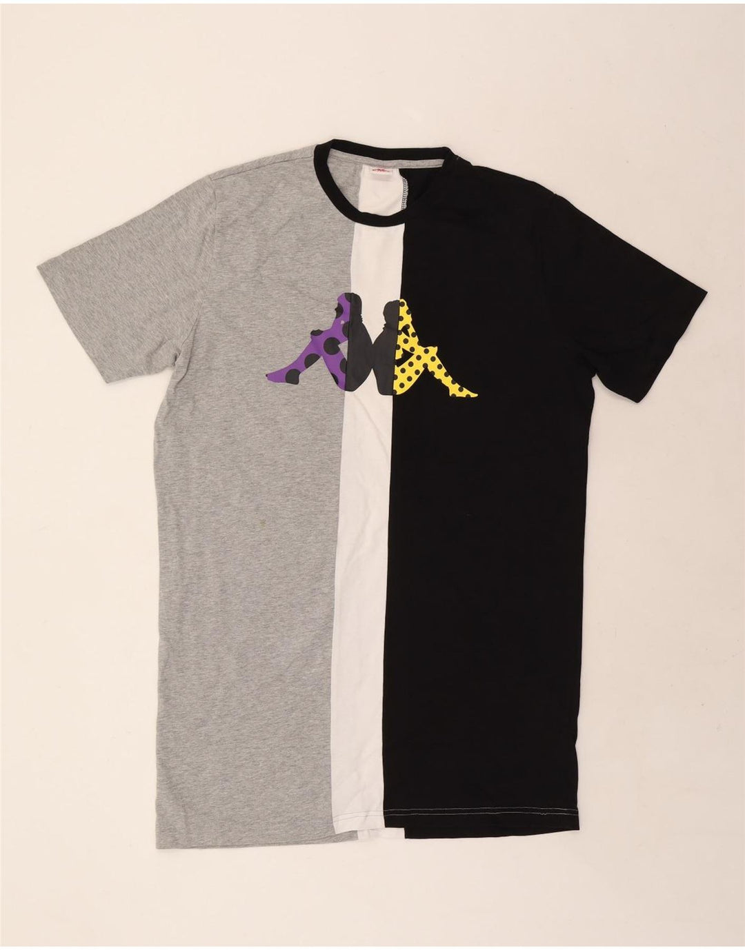 Camiseta gráfica masculina KAPPA Top XL Colorblock multicolorido