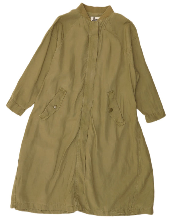 Sobretudo feminino Zara Oversized UK 14 Medium Khaki Lyocell