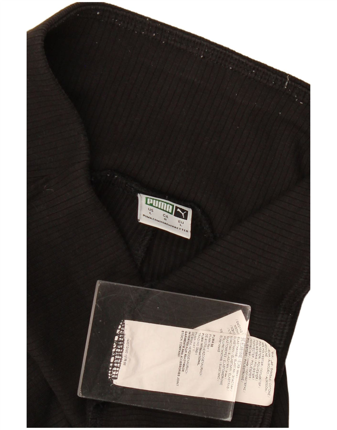 Leggings Puma Feminino UK 14 Grande Algodão Preto