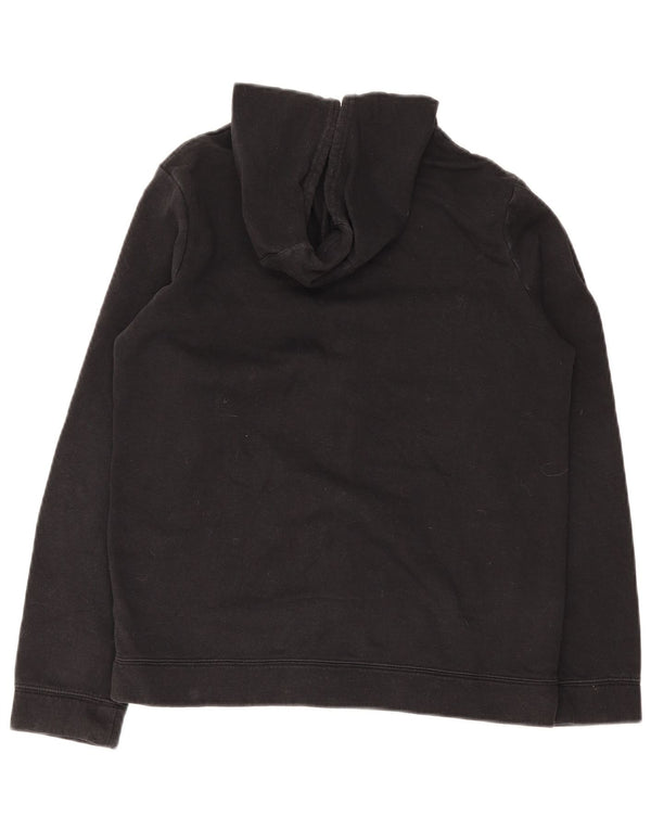 Suéter Nike Boys Standard Fit Zip com capuz 13-14 anos XL preto algodão