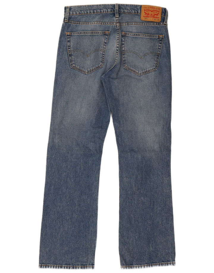 Calça jeans masculina Levi's 527 Slim Bootcut W32 L30 azul algodão