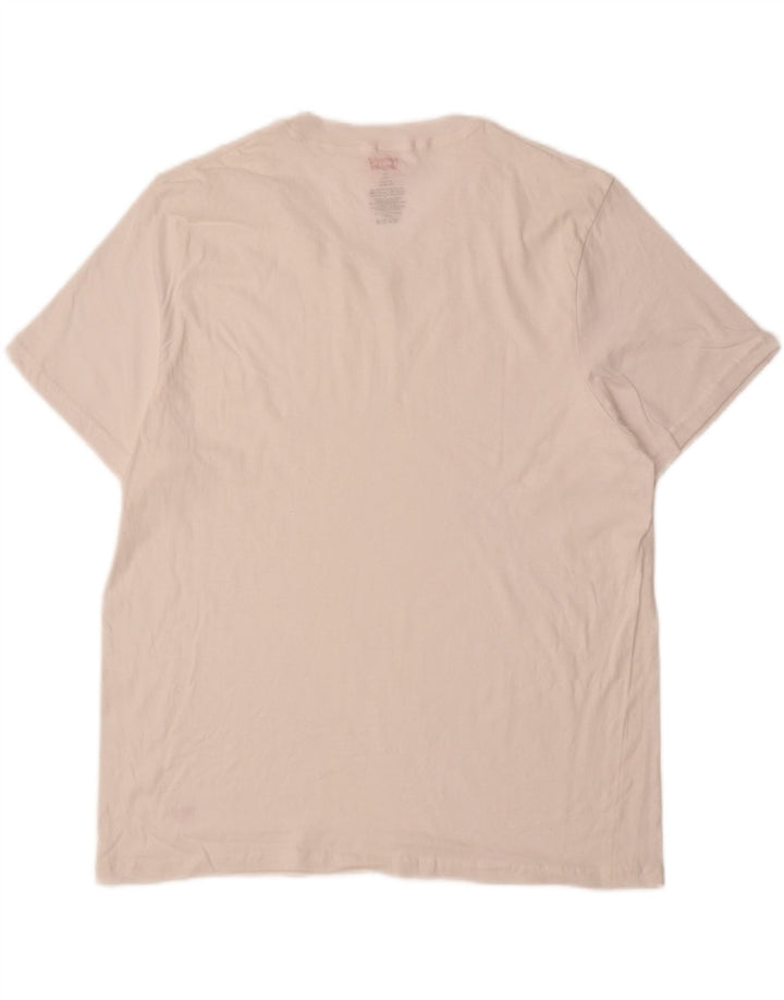 Camiseta masculina LEVI'S grande algodão branco