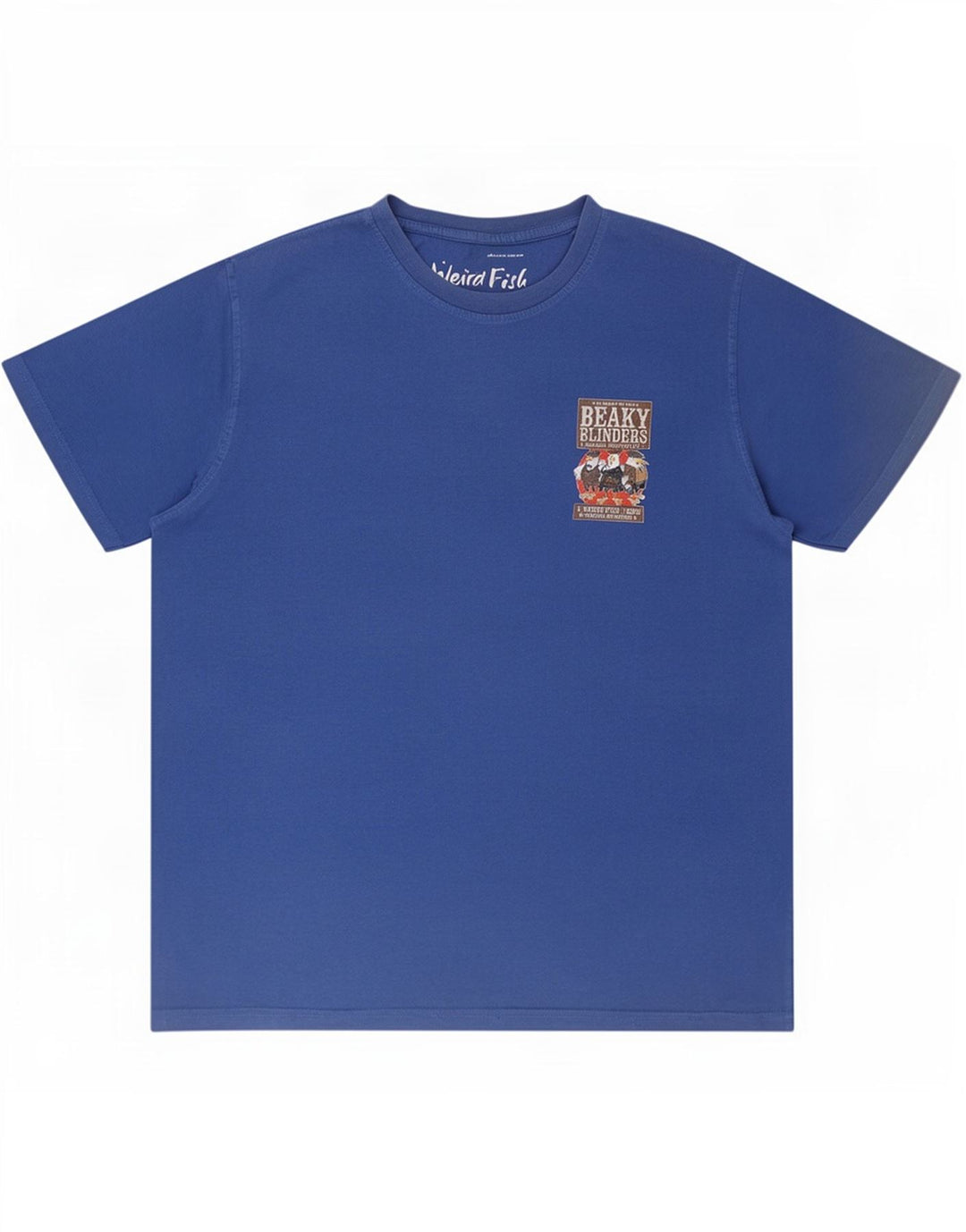 Camiseta gráfica masculina Weird Fish Top XL azul