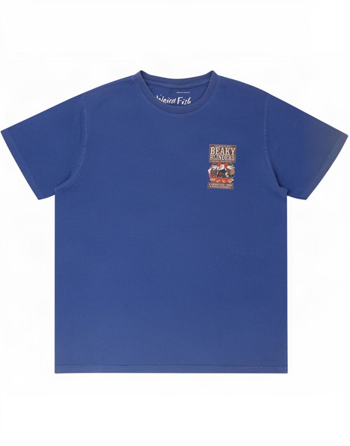 Camiseta gráfica masculina Weird Fish Top XL azul