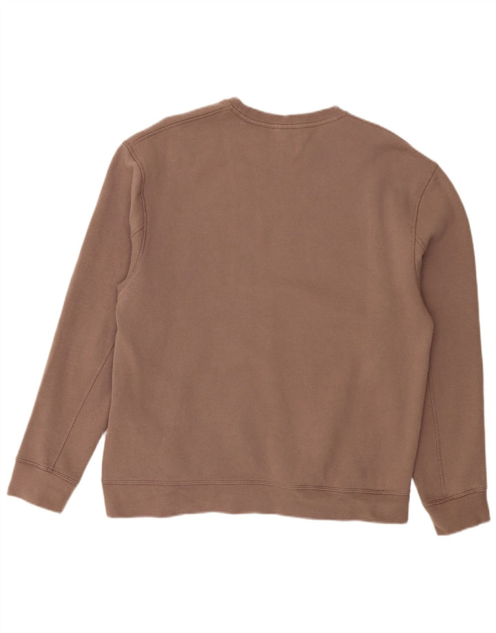 Topshop moletom feminino jumper UK 14 algodão marrom médio