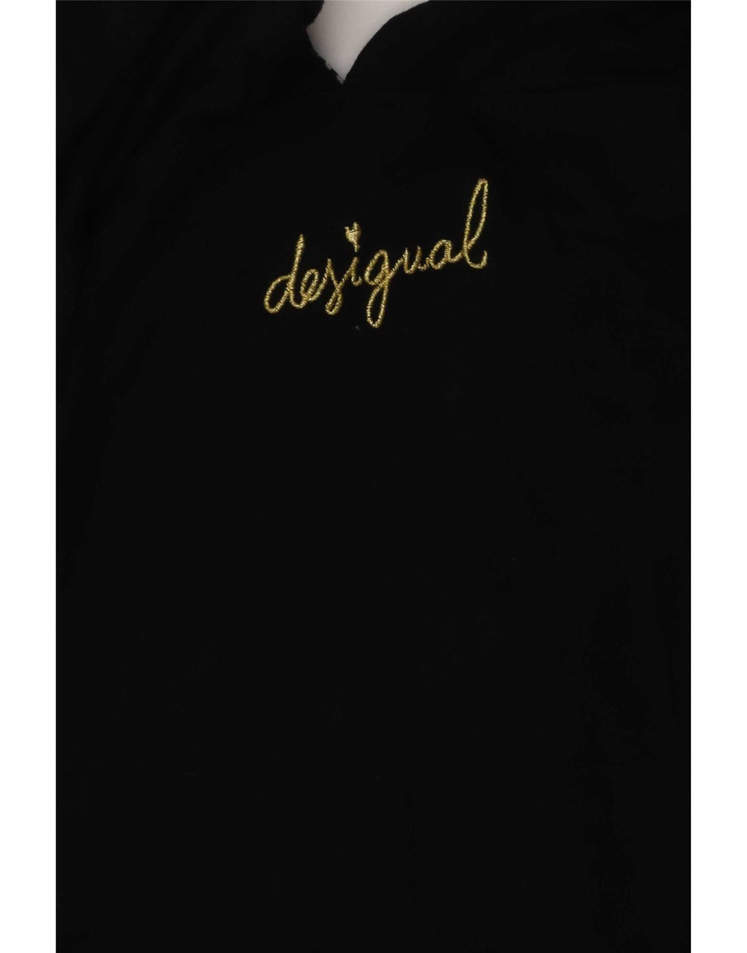 Blusa feminina sem mangas Desigual Top UK 12 médio preto floral