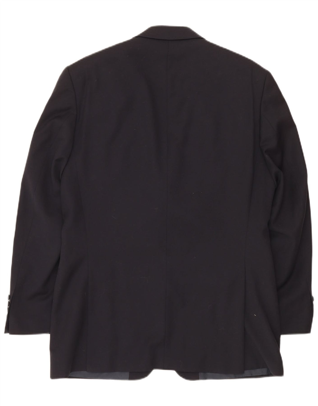 Jaqueta blazer masculina de 3 botões Hugo Boss EU 50 grande lã virgem preta