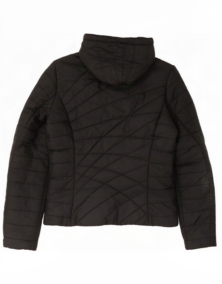 Jaqueta feminina acolchoada com capuz Refrigiwear IT 48 grande poliamida preta