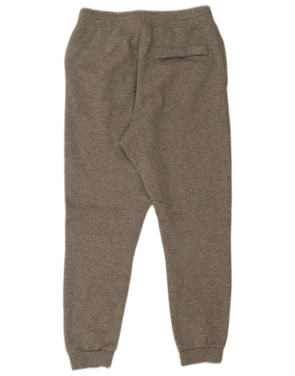 Calça de treino masculina Nike Joggers pequeno cinza manchado de algodão