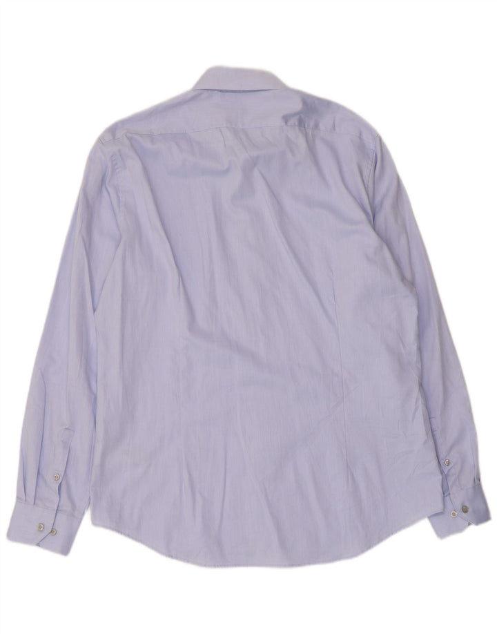 Camisa masculina Calvin Klein tamanho 42 grande algodão azul