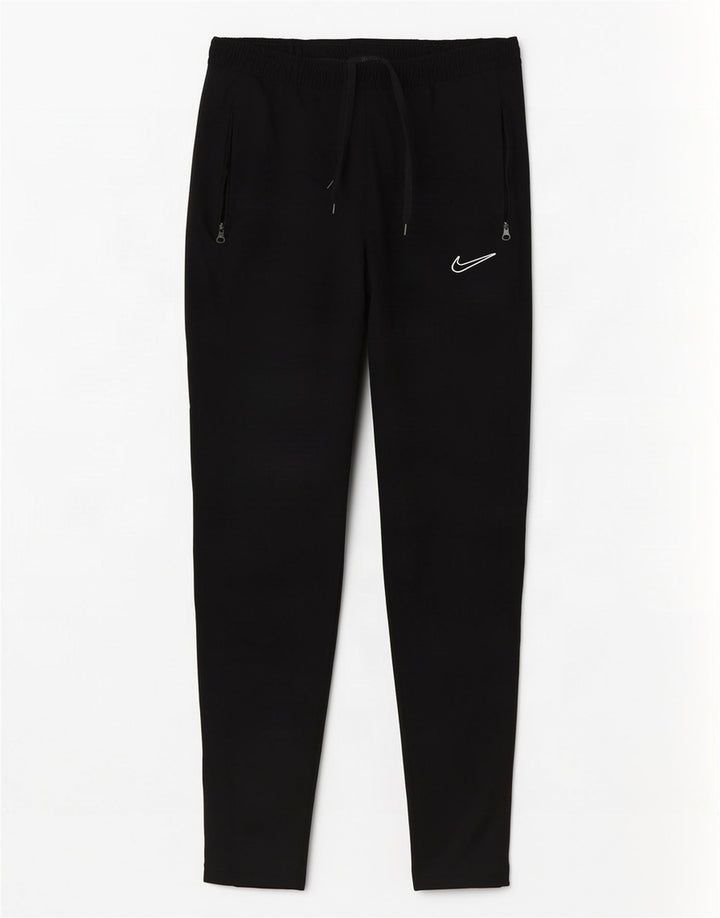 Calça de treino masculina Nike Dri Fit Slim pequena preta de poliéster