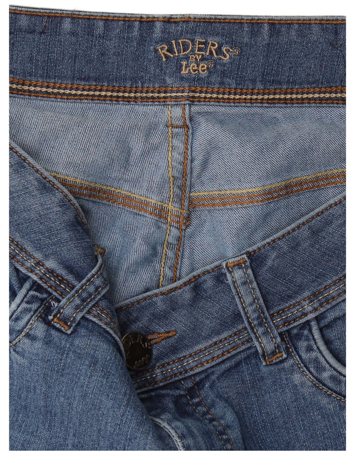 Lee Womens Riders Denim Shorts W34 Grande Azul