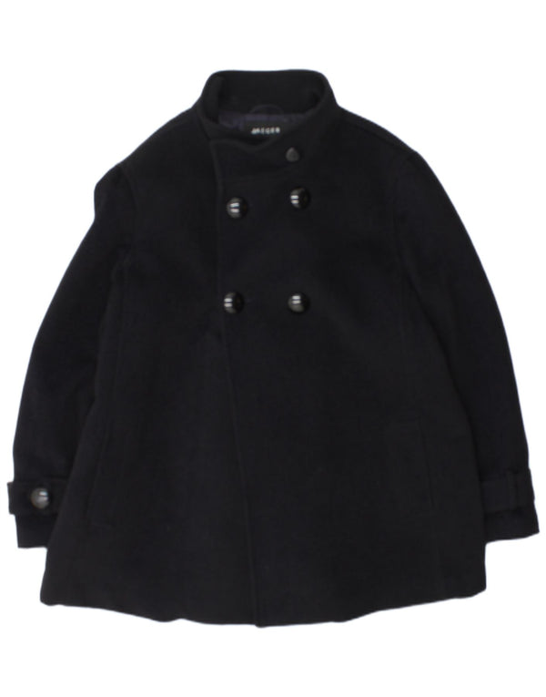 Casaco feminino Jaeger Pea UK 18 XL azul marinho angorá