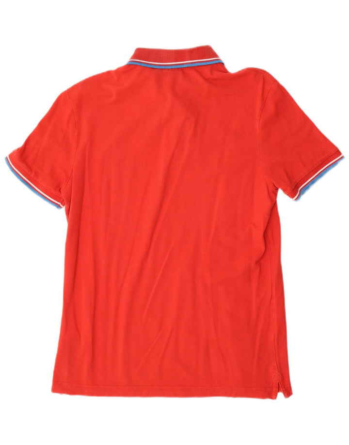 Camisa polo masculina Diadora grande algodão vermelho