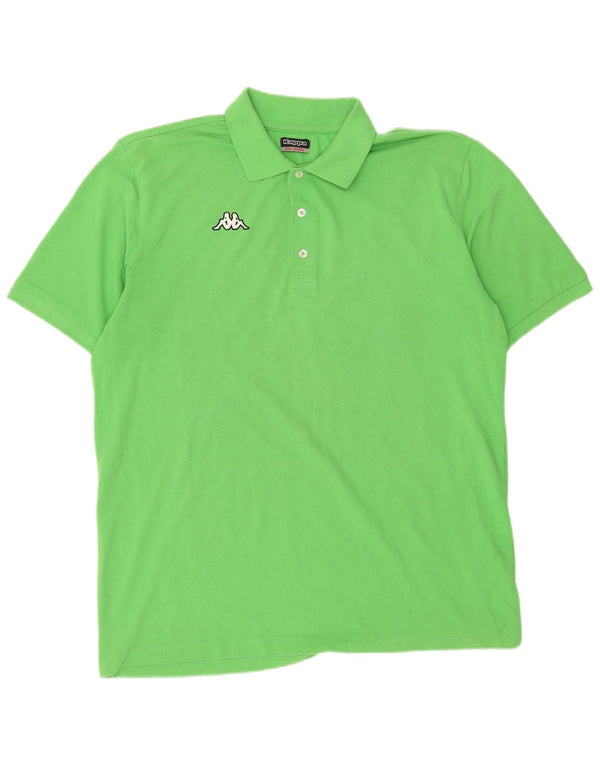 Camisa polo masculina Kappa 2XL algodão verde