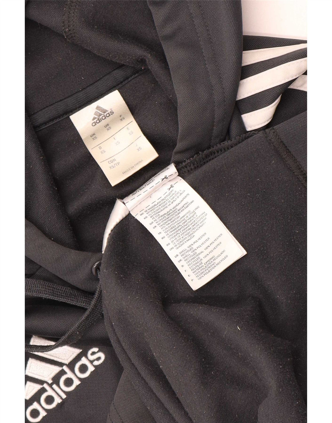 Adidas Mens Hoodie Jumper XS Cinza Poliéster