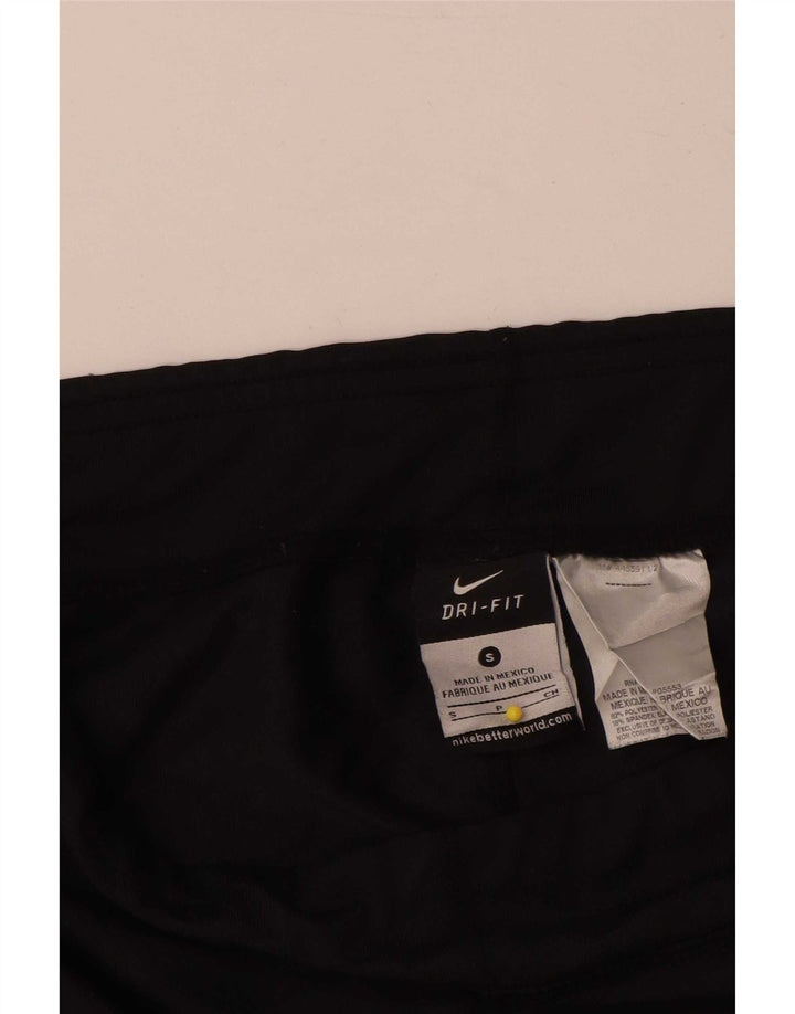 Nike Womens Dri Fit Sport Shorts UK 10 Pequeno Poliéster Preto