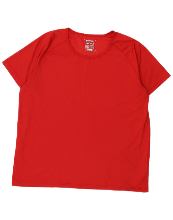 Mountain Warehouse Mens IsoCool Camiseta Top 3XL Poliéster Vermelho