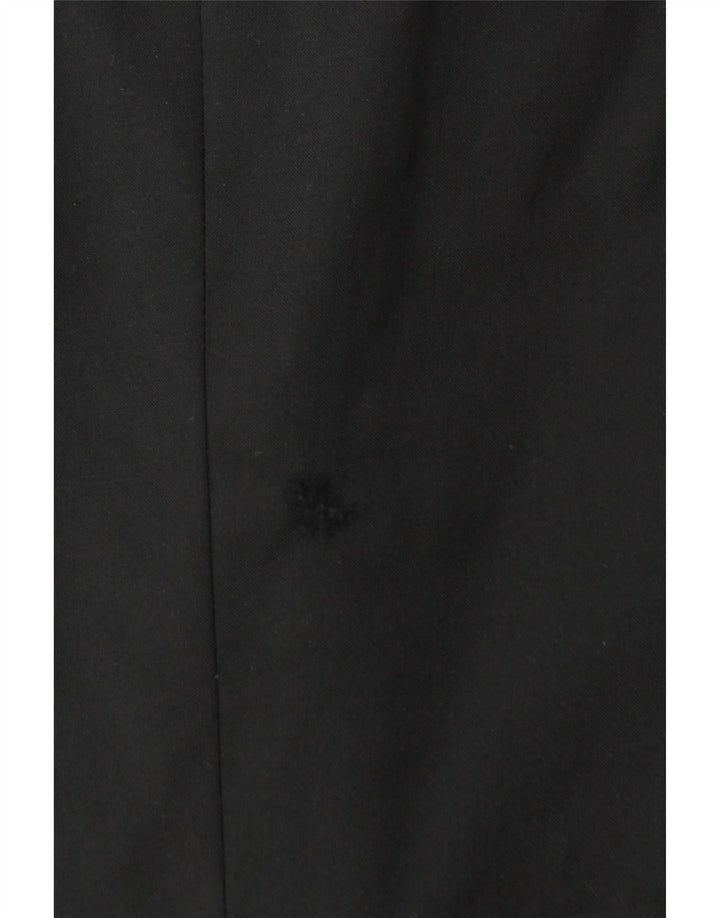 Jaqueta blazer masculina HUGO BOSS Guabello 2 botões Reino Unido 40 grande viscose preta