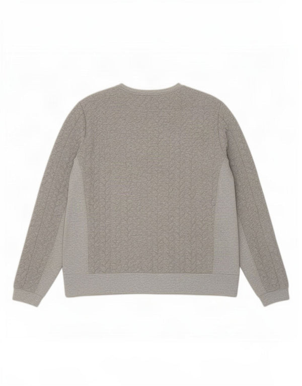 Zara moletom feminino jumper UK 14 cinza médio
