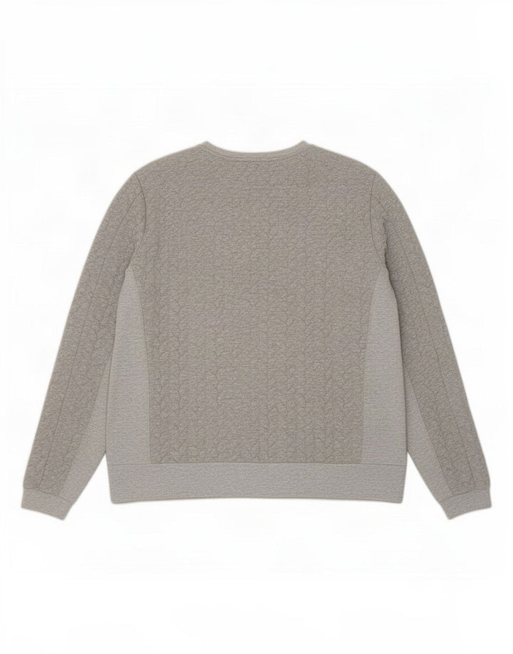 Zara moletom feminino jumper UK 14 cinza médio