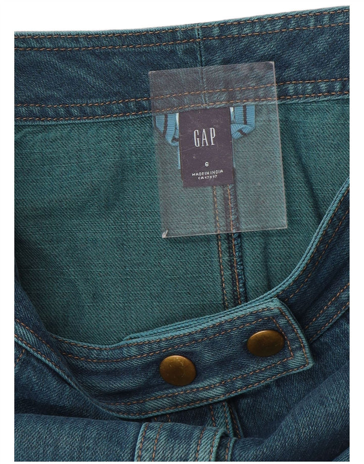 GAP Womens Denim Skirt US 6 Medium W28  Blue