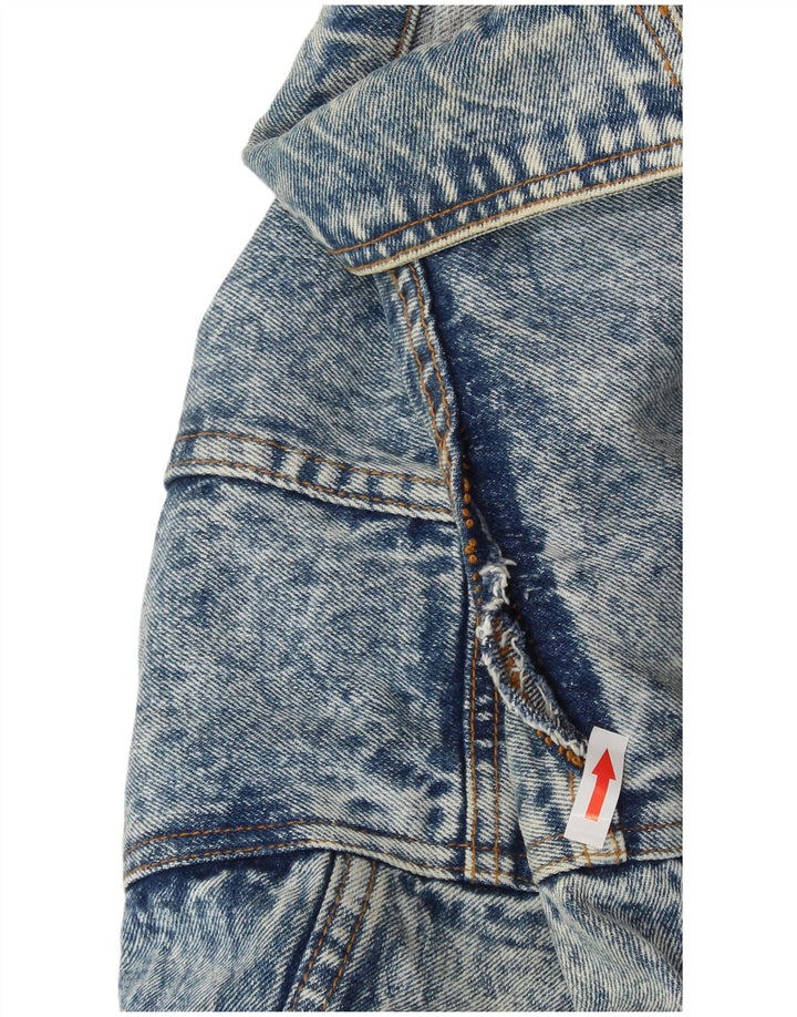 Jaqueta jeans masculina VINTAGE UK 42 XL azul