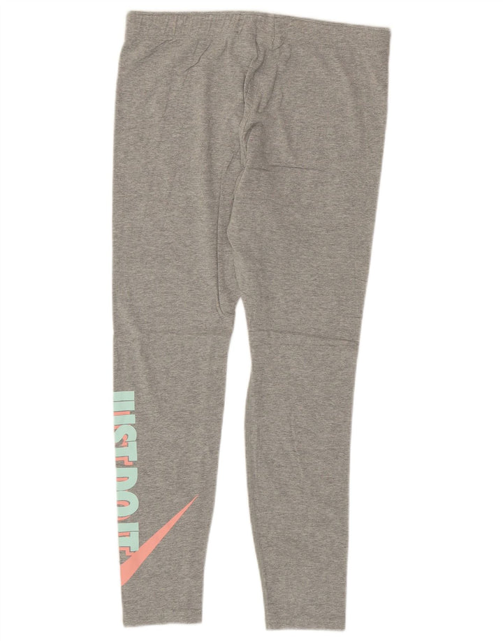 Leggings femininas Nike Graphic UK 16 grande algodão cinza
