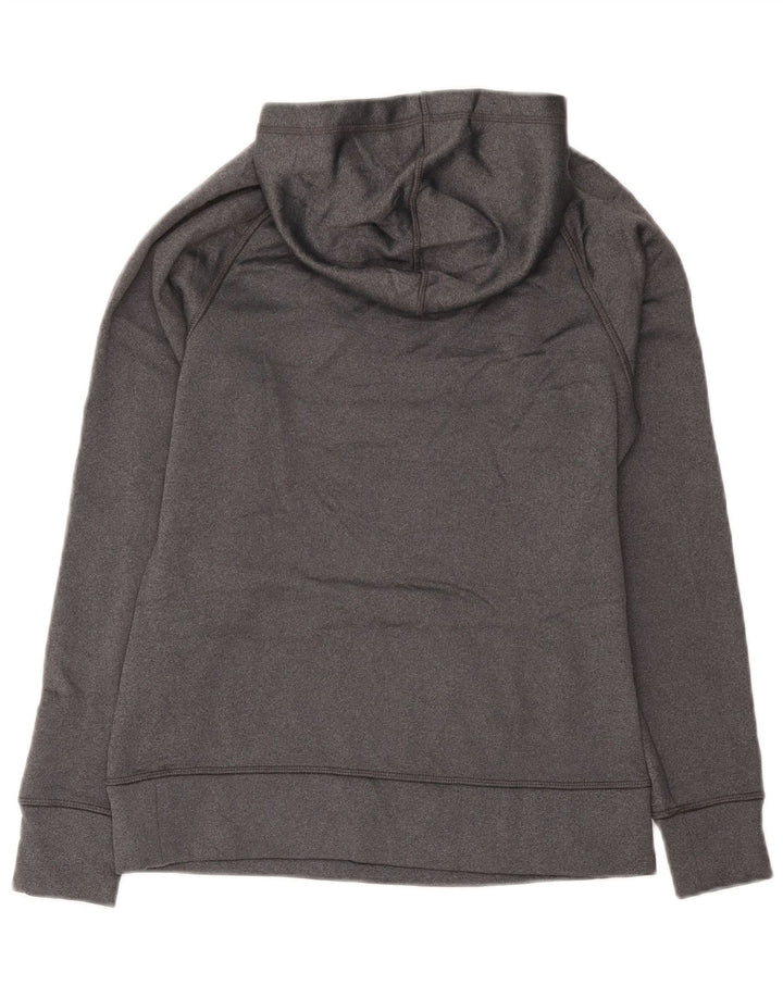 Jumper com capuz feminino REEBOK UK 10 pequeno poliéster cinza
