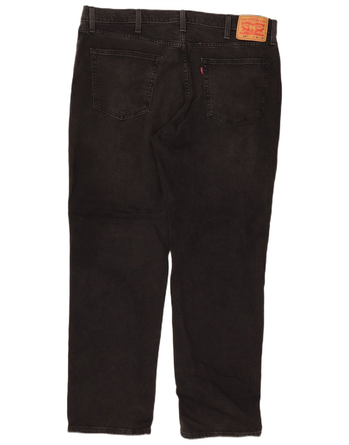 Levi's Masculino 541 Tapered Jeans W40 L32 Algodão Preto