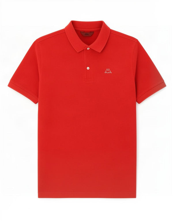 Camisa polo masculina Kappa médio algodão vermelho