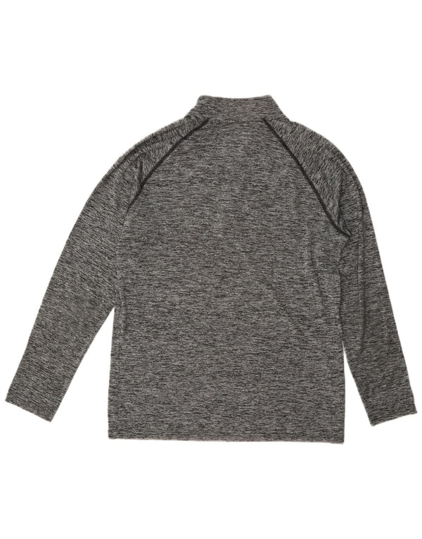 Under Armour Masculino Heat Gear Pulôver Treino Top Pequeno Cinza Salpicado