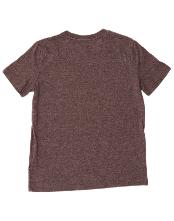 US Polo Assn. Camiseta estampada masculina 8-9 anos algodão cinza