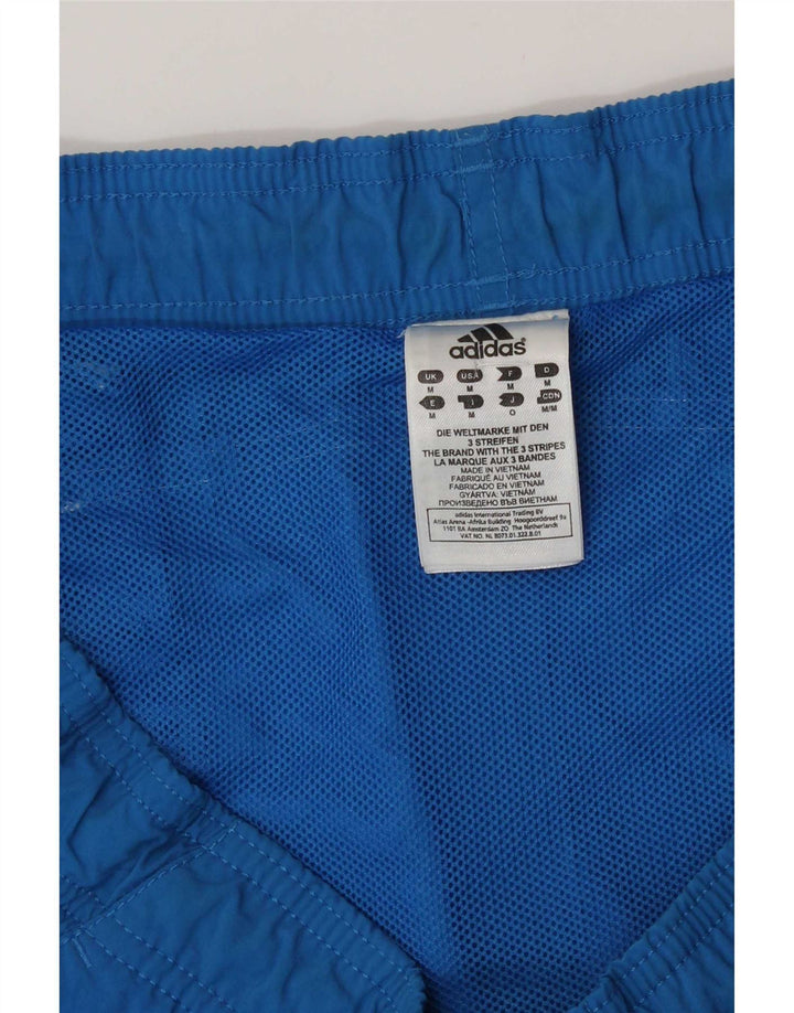 Shorts de natação masculino Adidas médio azul poliamida
