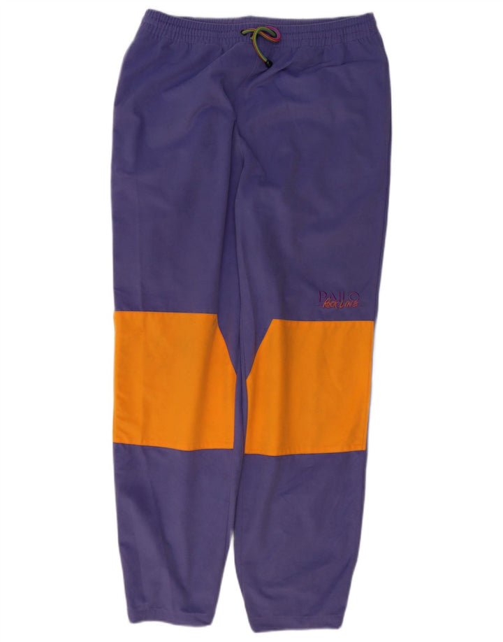 Calça de treino masculina Bailo Joggers grande poliéster colorblock roxo