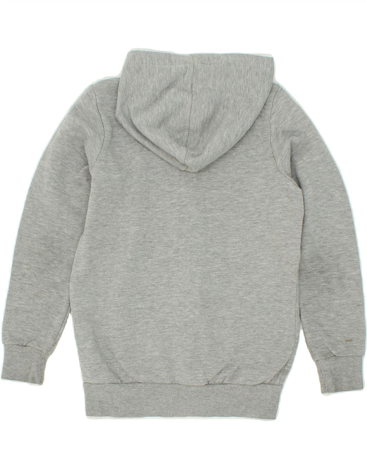 UMBRO Boys Zip Hoodie Sweater 9-10 Years Grey Cotton Vintage Umbro and Second-Hand Umbro from Messina Hembry 