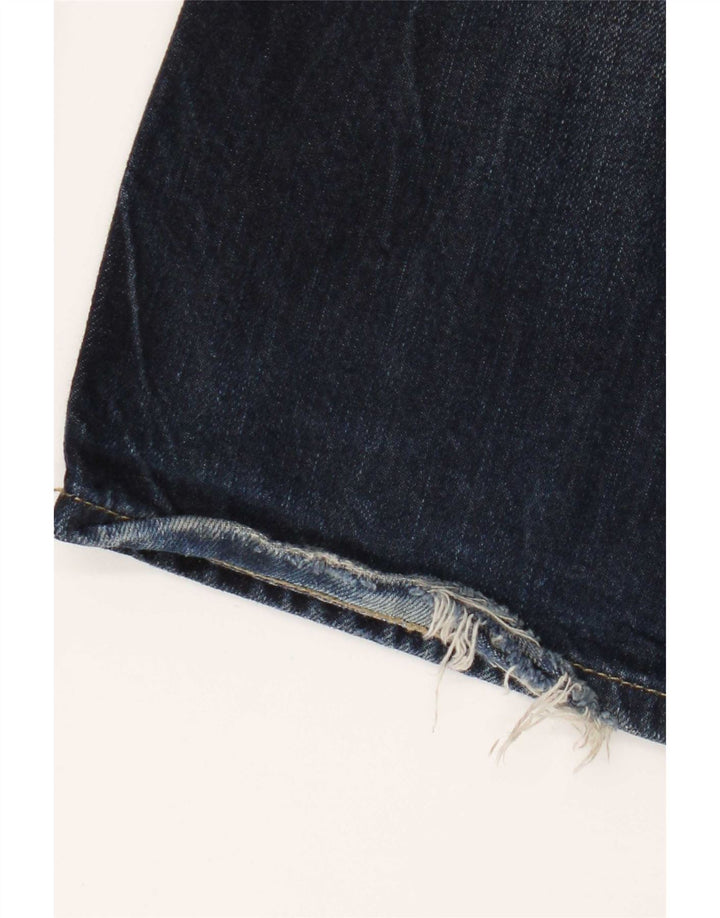 Tommy Hilfiger Masculino Bootcut Jeans W38 L34 Azul Marinho Algodão