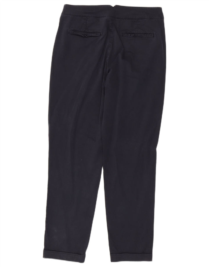 Calça Chino Mulher MASSIMO DUTTI EU 38 Pequeno W28 L28 Azul Marinho