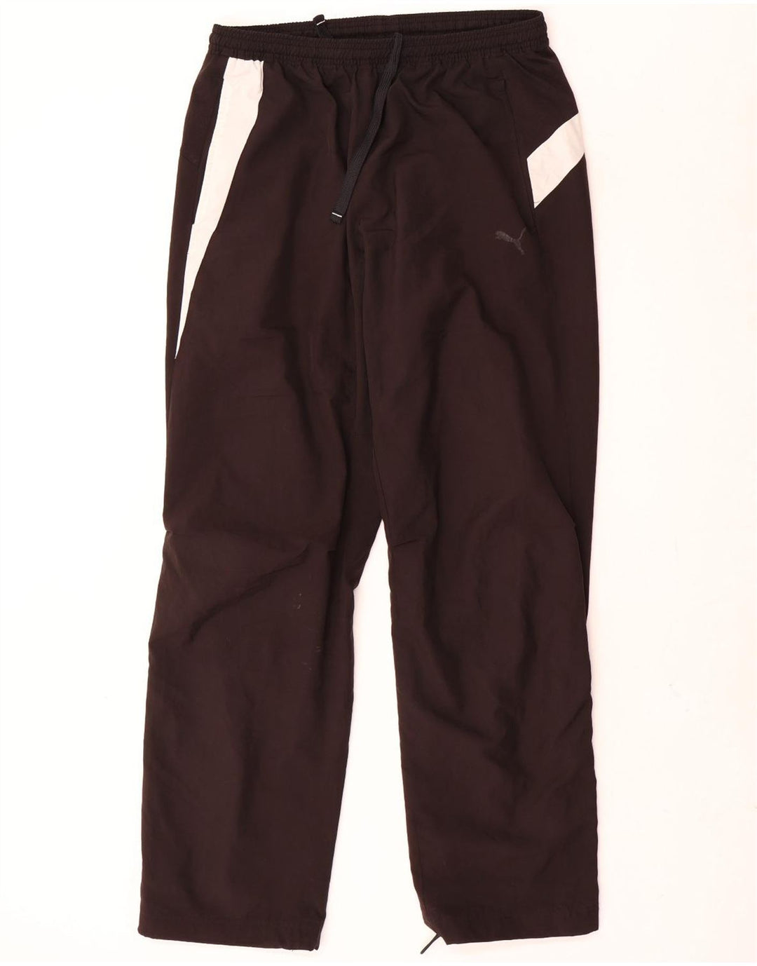 Calça de treino masculina Puma médio preto colorblock poliéster