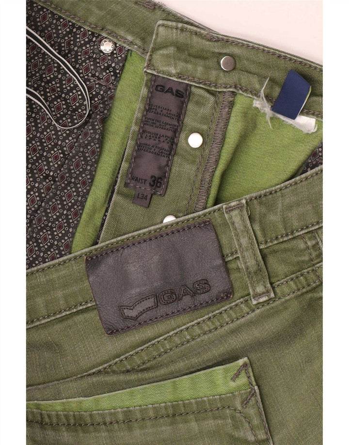 Gas Womens Slim Jeans W36 L32 Caqui