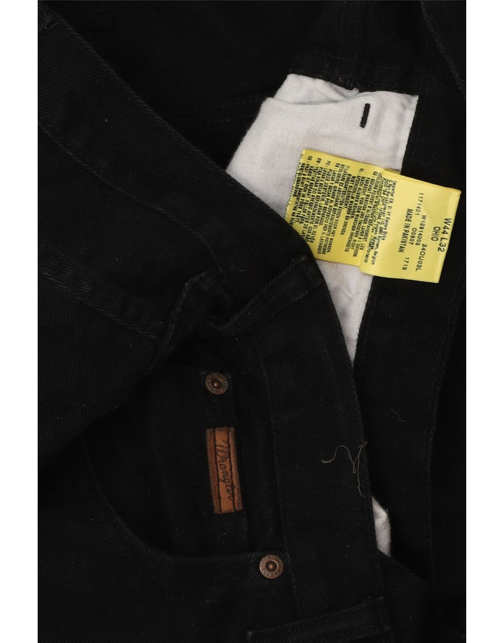 Wrangler Masculino Ohio Straight Jeans W44 L32 Algodão Preto