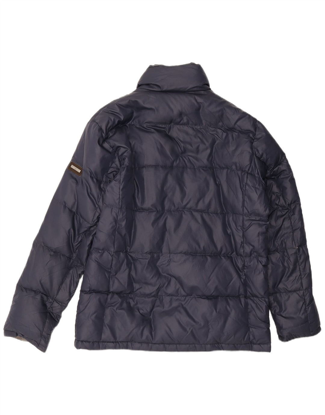 Jaqueta acolchoada masculina ALVIERO MARTINI IT 52 XL azul marinho nylon