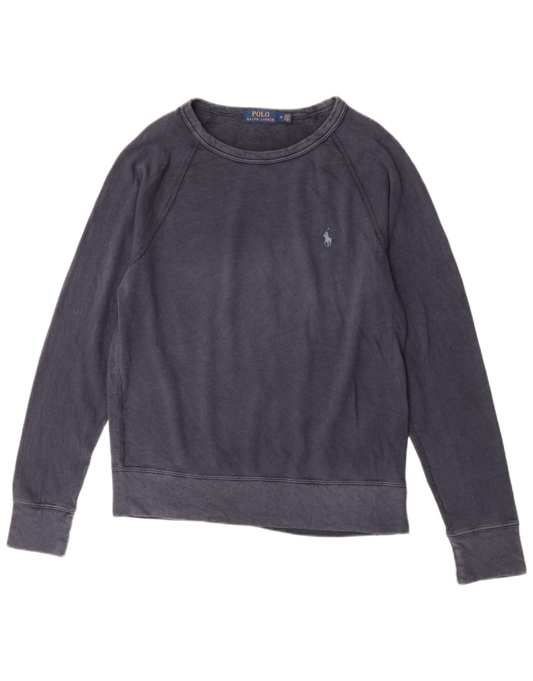 Polo Ralph Lauren moletom masculino jumper médio algodão azul marinho