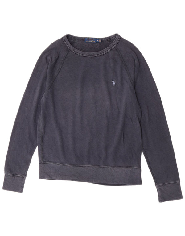 Polo Ralph Lauren moletom masculino jumper médio algodão azul marinho